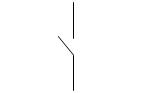 接觸器輔助常開(kāi)觸頭圖形符號(hào)