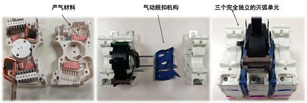 只要故障電流超過能量脫扣電流值，NSX斷路器同樣動作