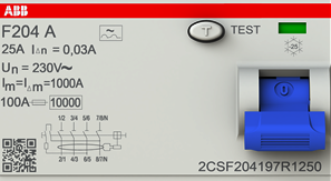 ABB F204漏電保護開關(guān)